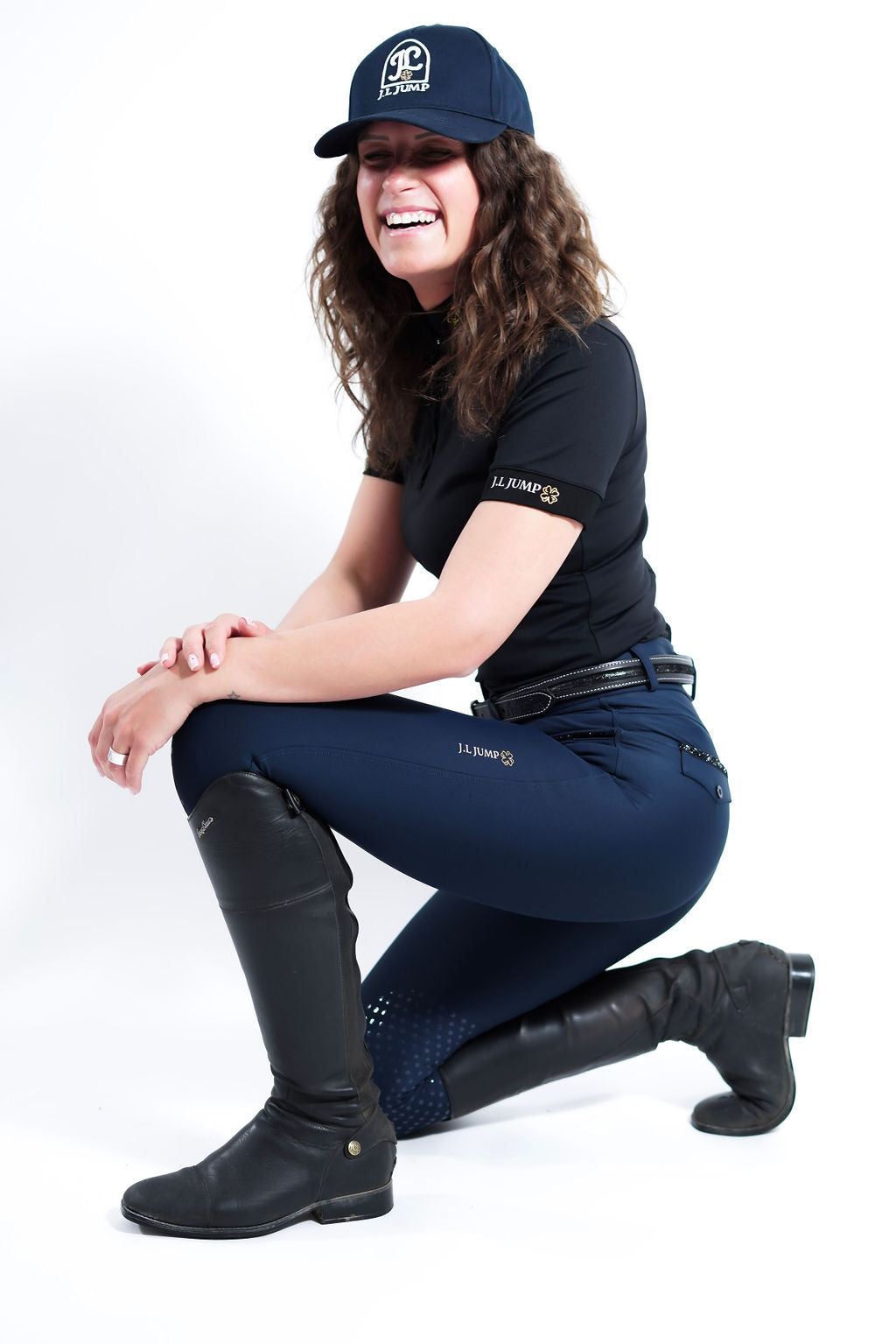 Pantalon d'équitation modèle "Alpha" Marine