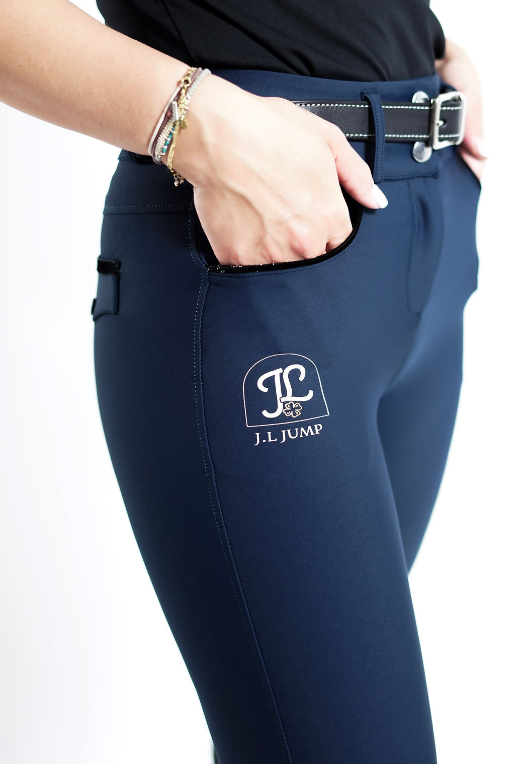 Pantalon d'équitation modèle "Alpha" Marine