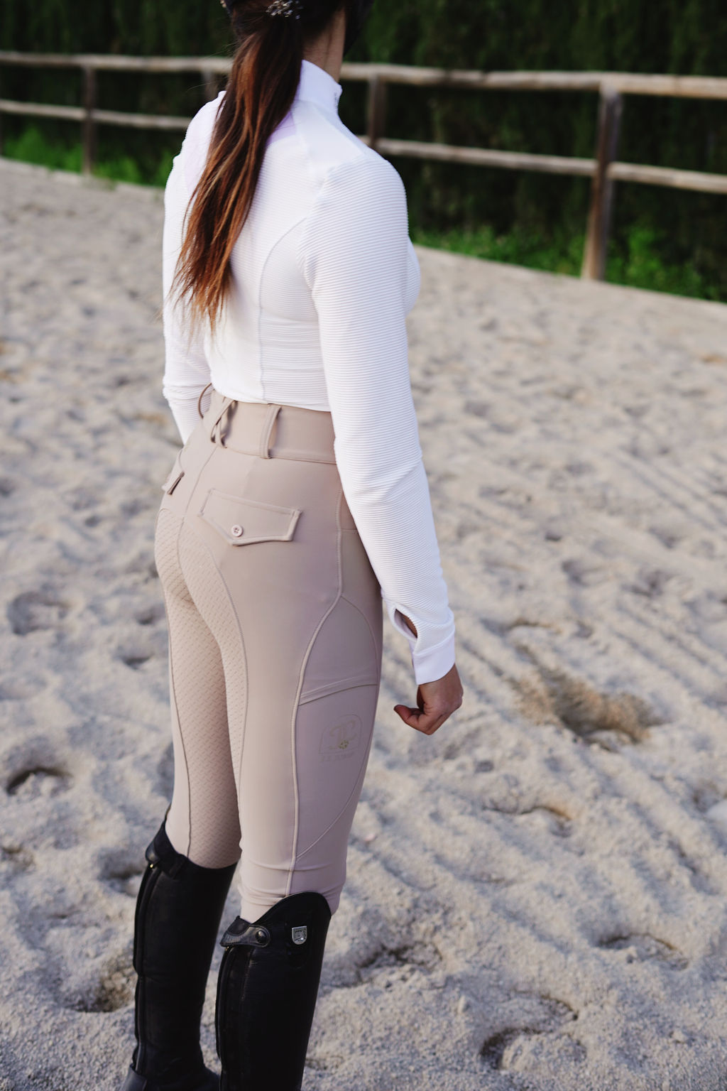 Pantalon d'équitation pour femme, avec siège complet en silicone Pantalon d'équitation pour femme, avec siège complet en silicone