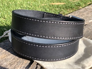 ceinture homme noir surpiqure cso 