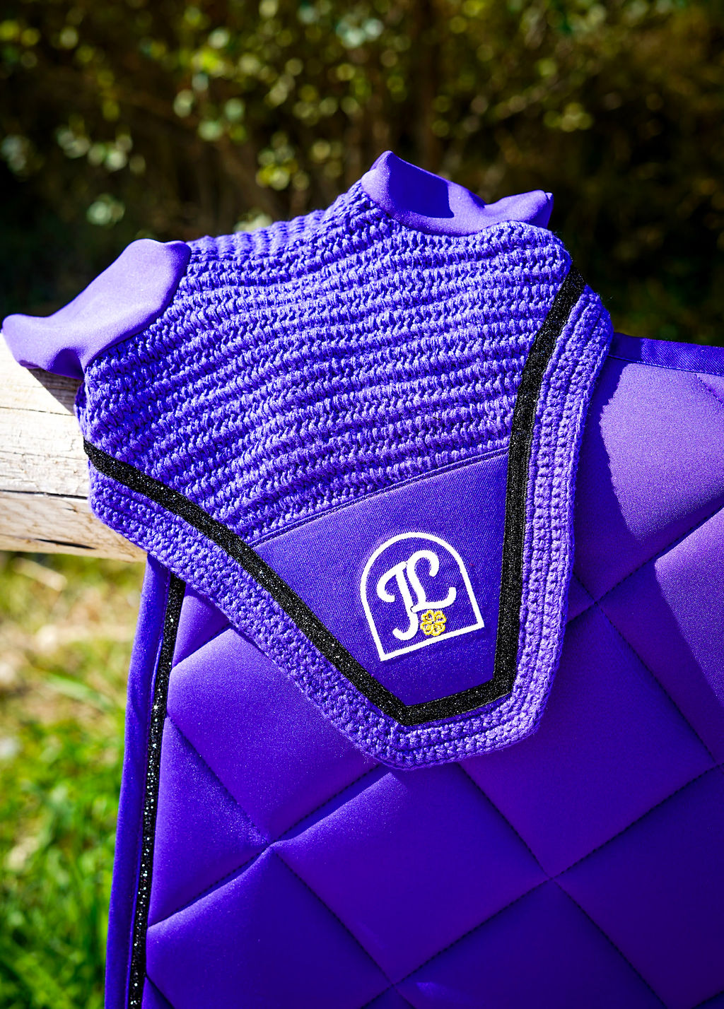 bonnet cheval bleu roi jl jump court