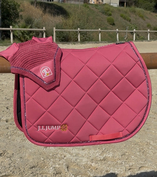 tapis bonnet cheval cso rose jljump