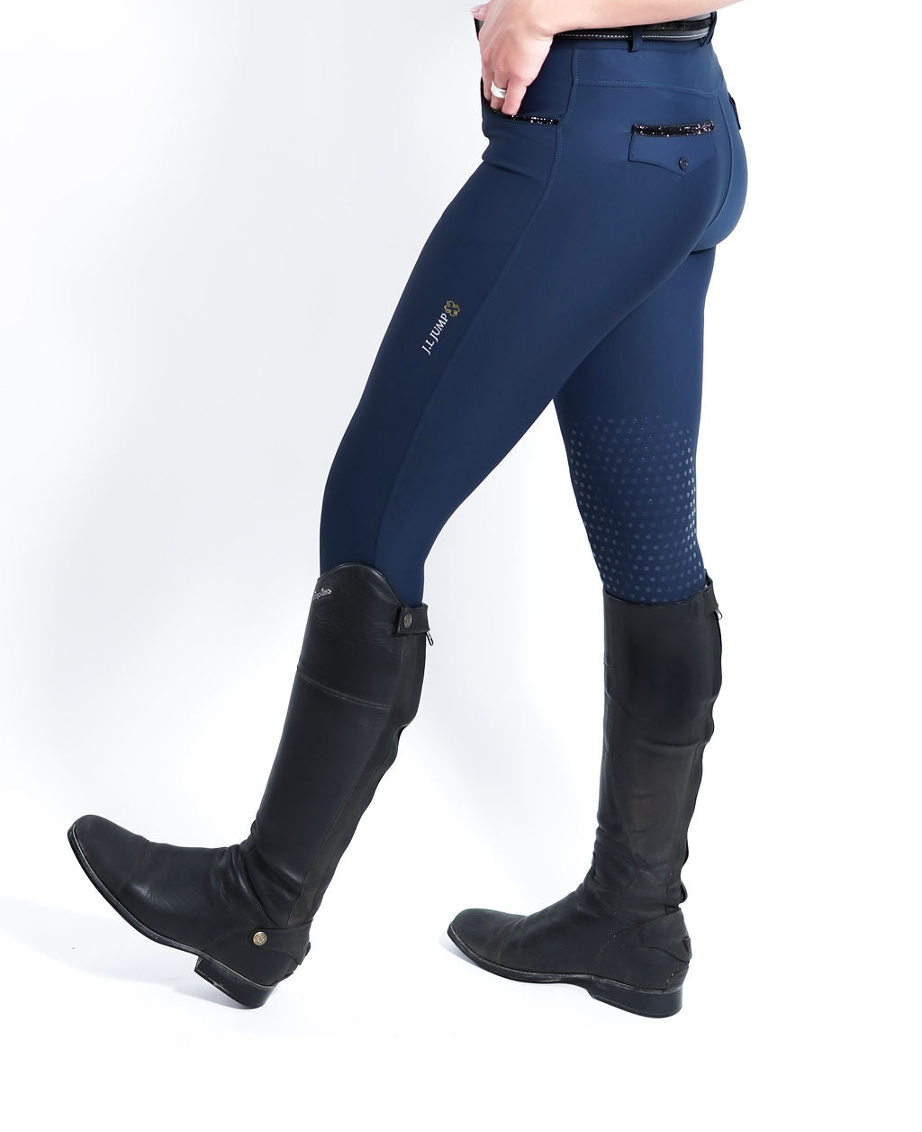 pantalon cavaliere jljump marine bleu