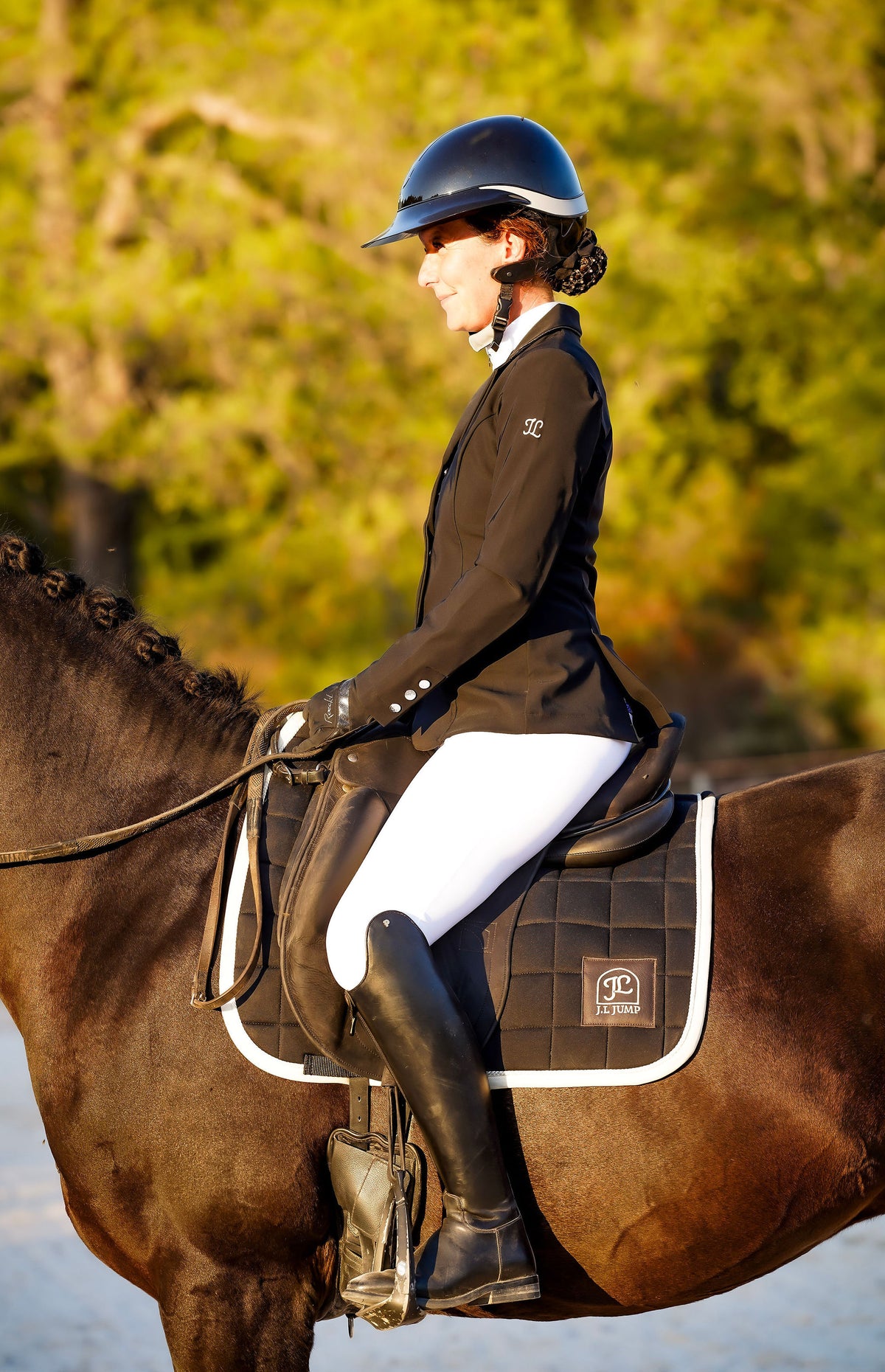 outfit complet pour cavalière de dressage 